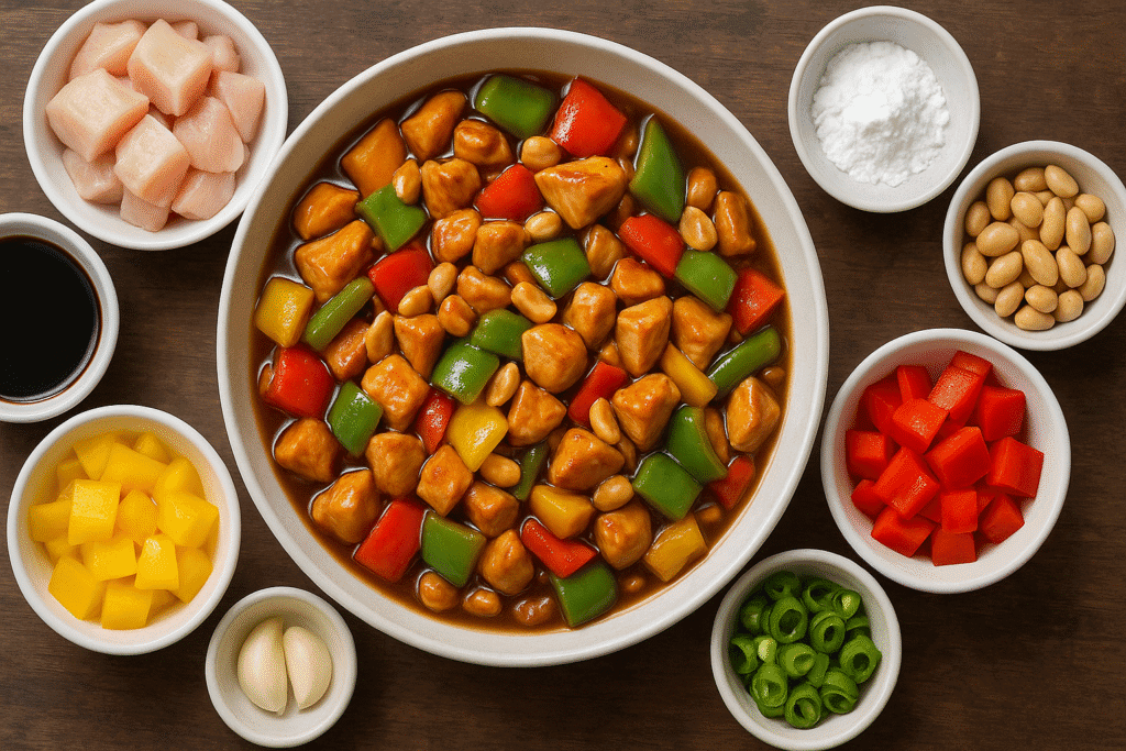 Frango Xadrez na Airfryer ingredientes