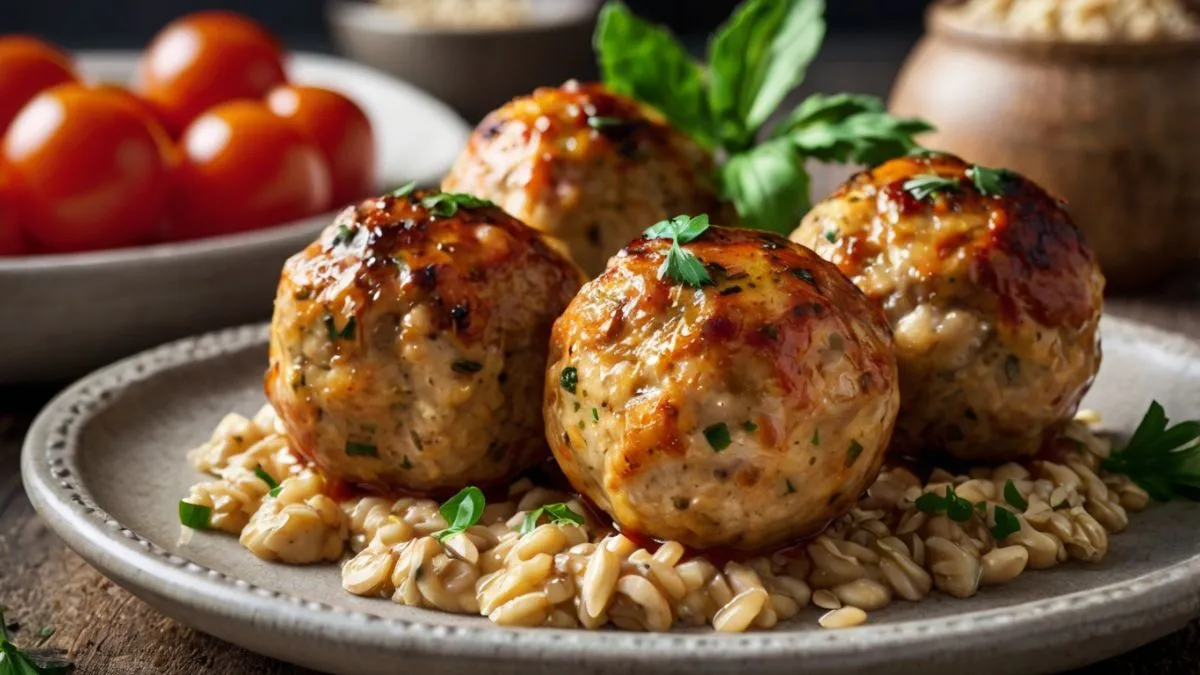 Almôndegas de Frango com Aveia na Airfryer
