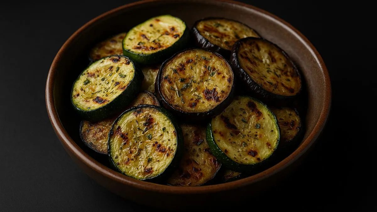 Abobrinha e Berinjela na Airfryer