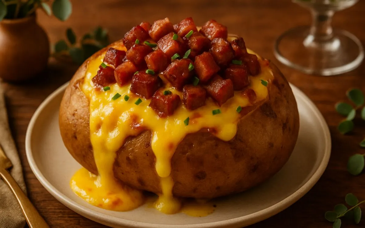 O Segredo da Batata Recheada com Bacon na Airfryer Que Está Dominando a Internet