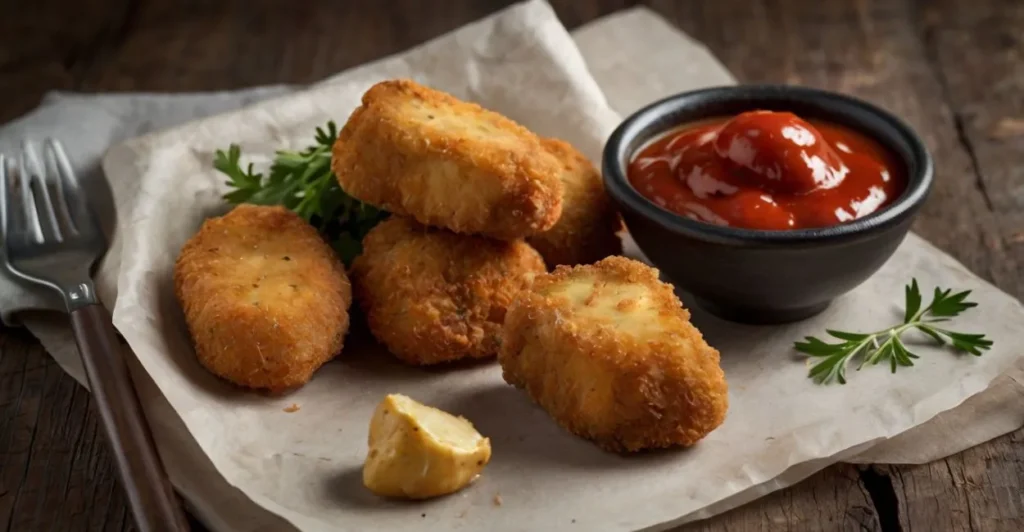 Nuggets de frango crocantes na Airfryer – lanche infantil saudável