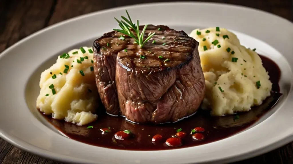 Receita de Jantar do Dia dos Namorados para Fazer em Casa: Filé Mignon ao Molho de Vinho com Purê de Batata Rústico