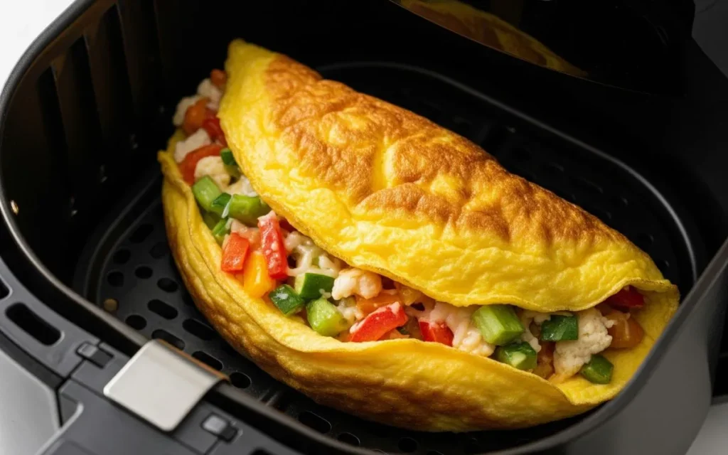 Variações de Omelete Recheado na Airfryer