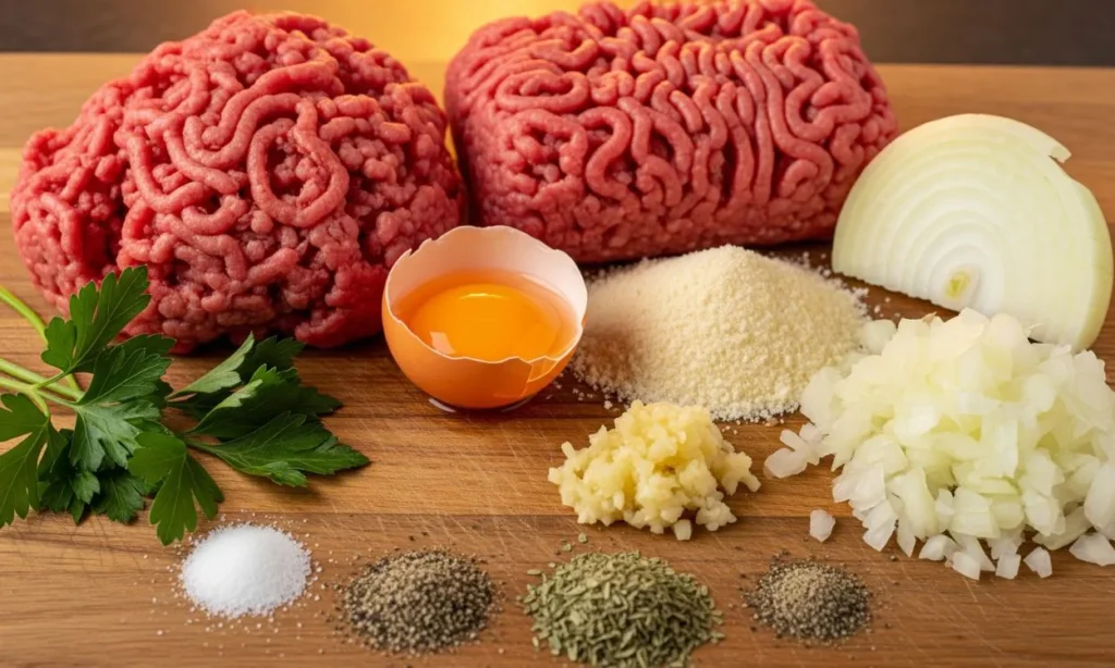 Ingredientes Bolinho de Carne na Airfryer