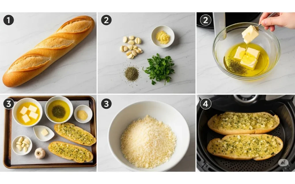 Pão de Alho Caseiro na Airfryer