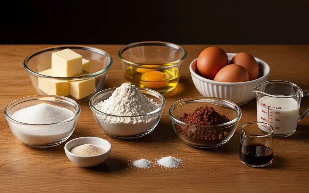 Ingredientes para fazer Petit Gâteau na Airfryer Receita Fácil em 30 Minutos!