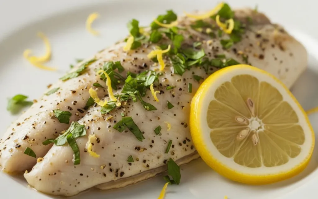 Tilápia na airfryer Temperada com Limão e Ervas