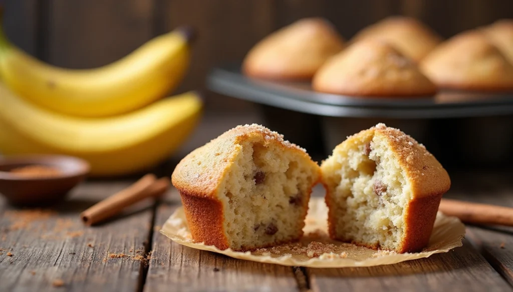 Muffin de Banana Perfeito