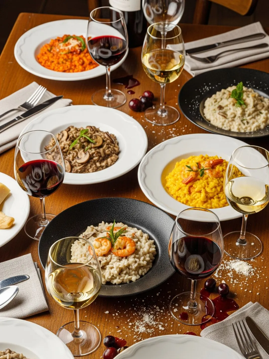 Descubra os Vinhos para Cada Tipo de Risoto